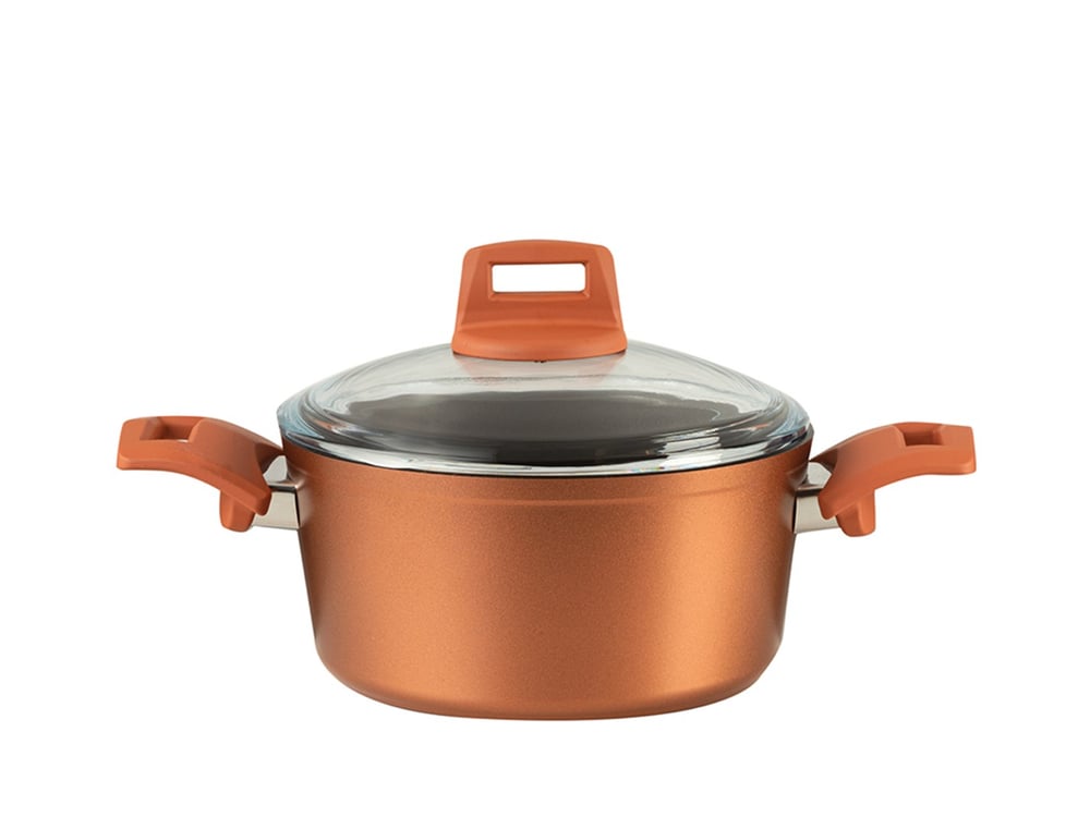Alure Granite Deep Pan 20 cm Copper