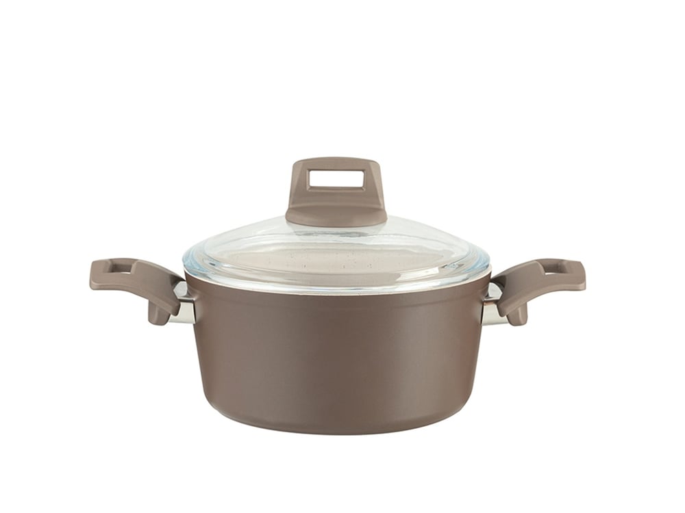 Alure Granite Deep Pan 20 cm Brown