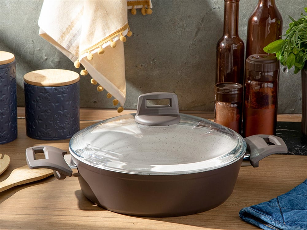 Alure Granite Small Pan 26 cm Brown