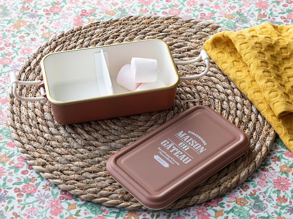 Alya Plastic  LUNCH BOX 18x10x6,5 cm Brown,