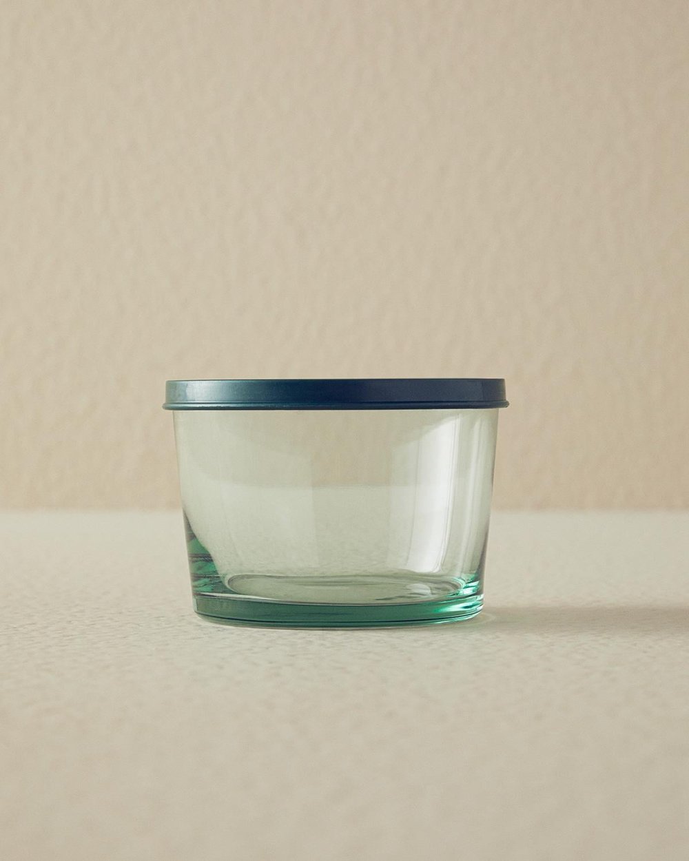Set 3 caserole cu capac, Memories, sticlă, 220 ml, verde