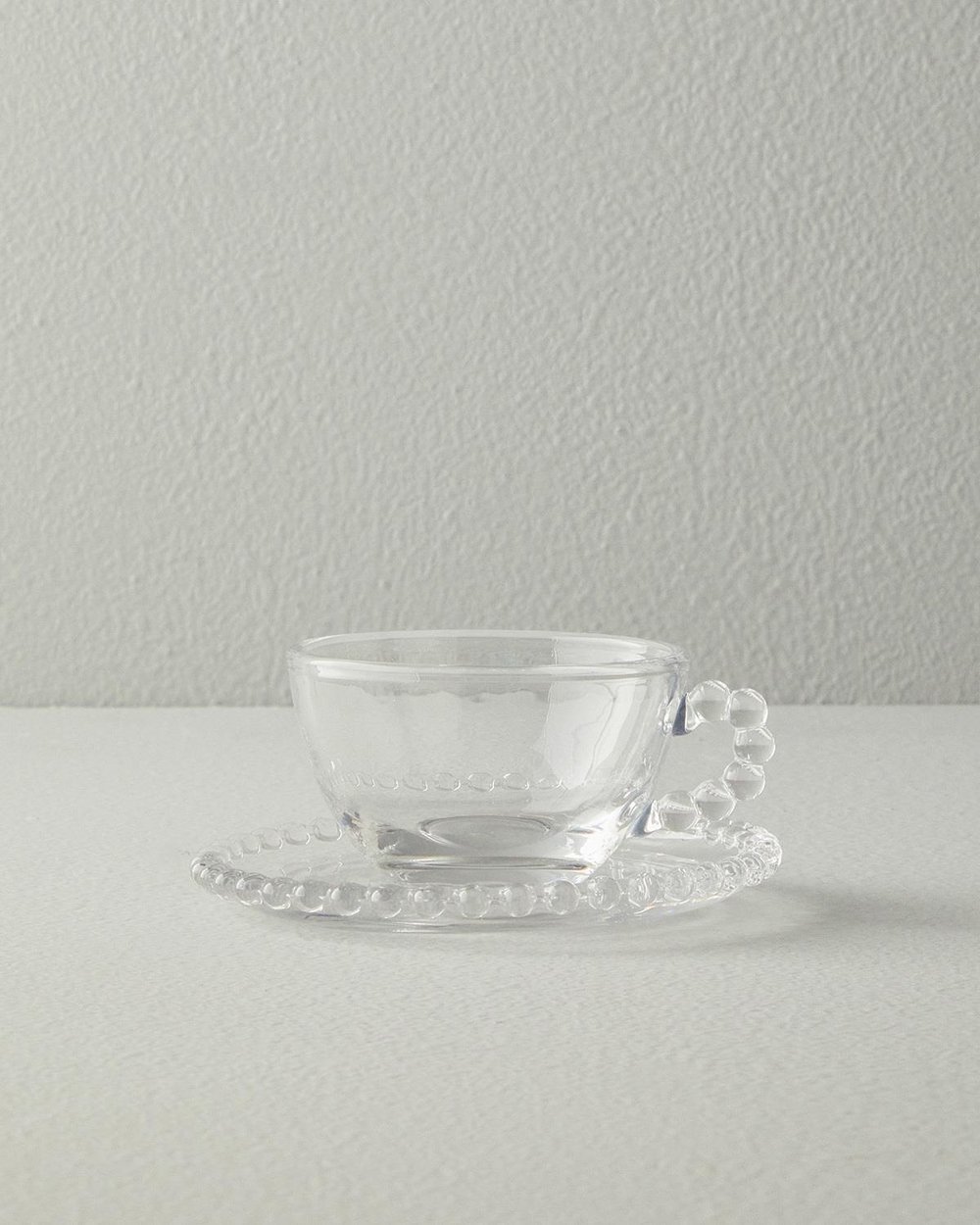 Glass Tea Cup Set 160 ml Transparent