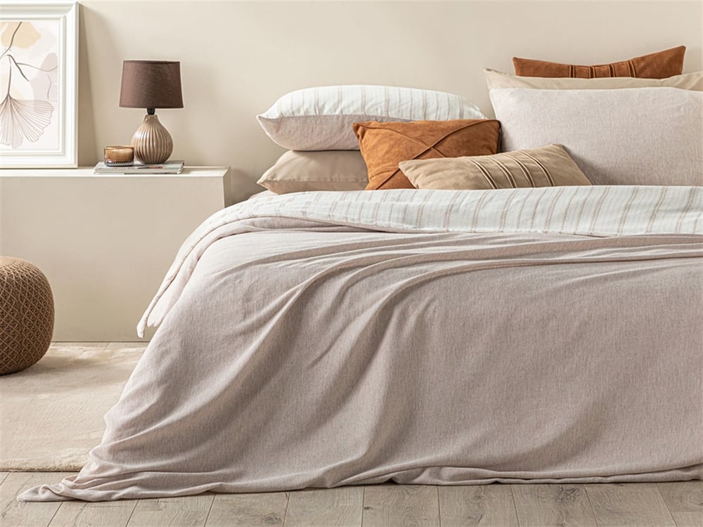 Barleycorn  Waffle Double Person  SET LENJERIE DE PAT 200x220 cm Beige