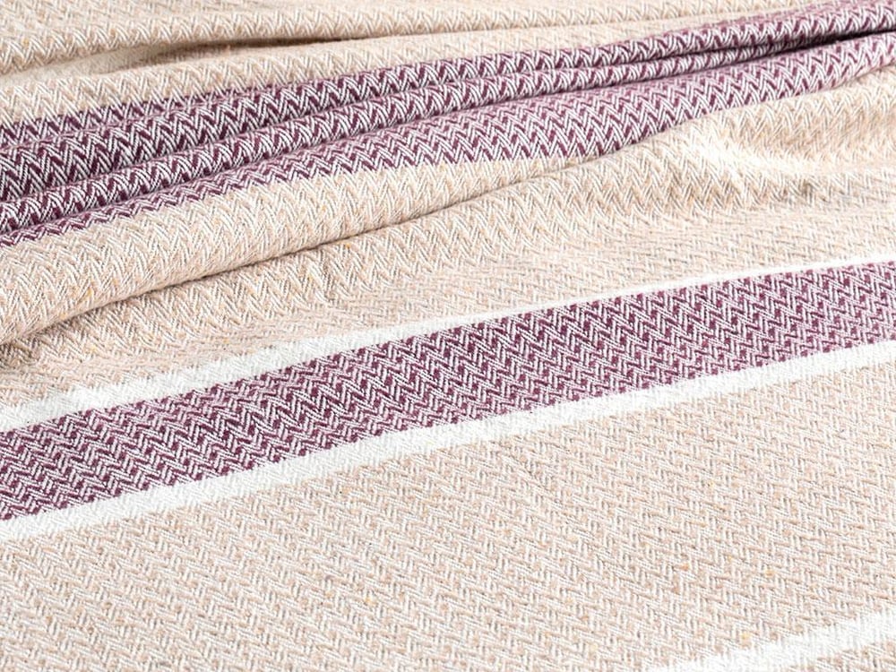 Barleycorn Scotch Single Pătură 150x200 cm Bordo Bej