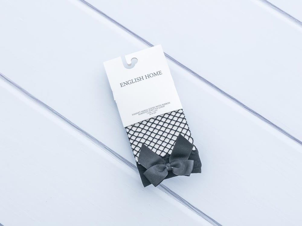 Kurdeleli Netted Womens Short Cut Socks 35-39 Black