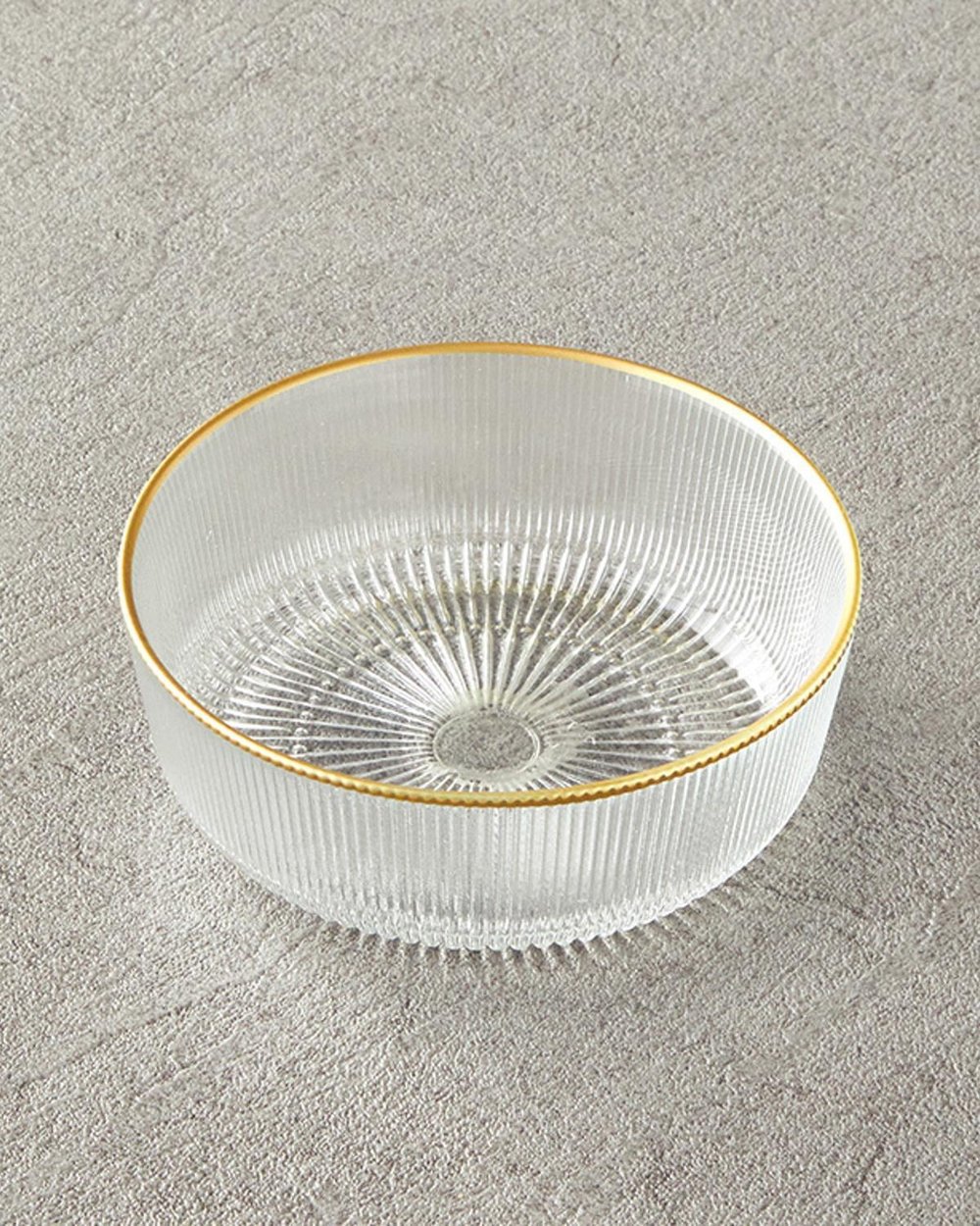 Galette Glass Appetizers 12 cm Gold
