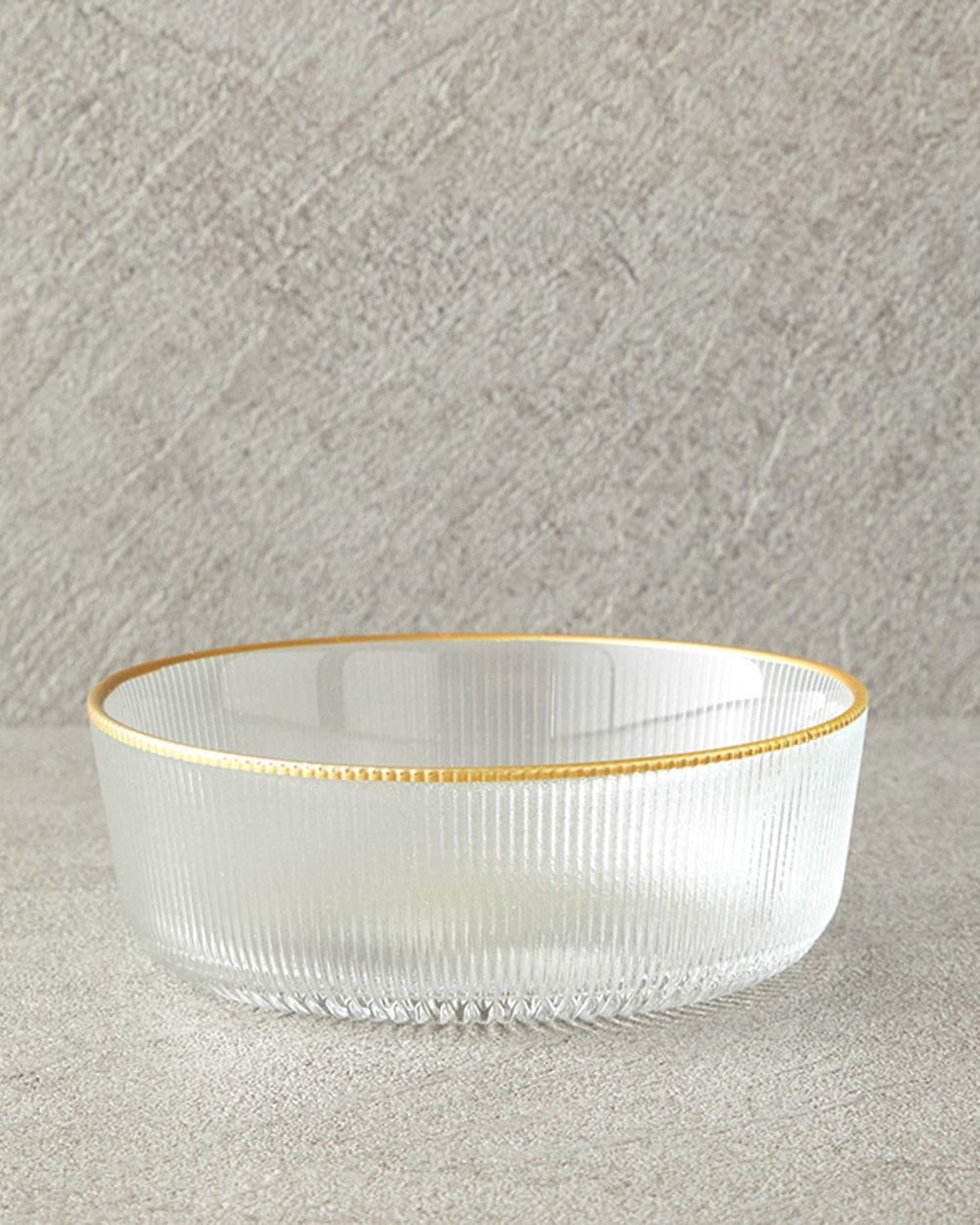 Galette Glass Appetizers 12 cm Gold