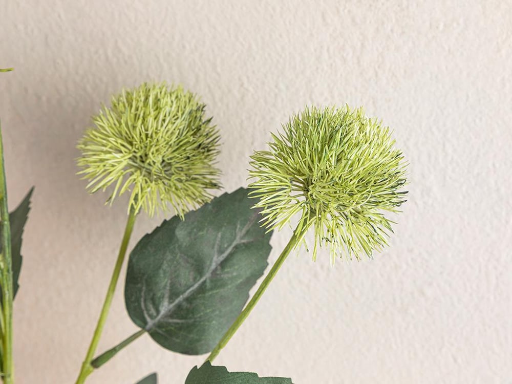 Branch Chrysanthemum Plastic Artificial Flower - One Pc 82 cm Green