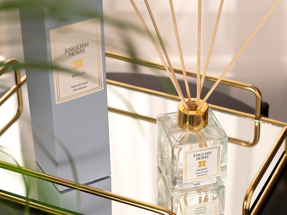 buchet Parfum De Cameră Cu Bețișoare 100 ml Albastru Deschis