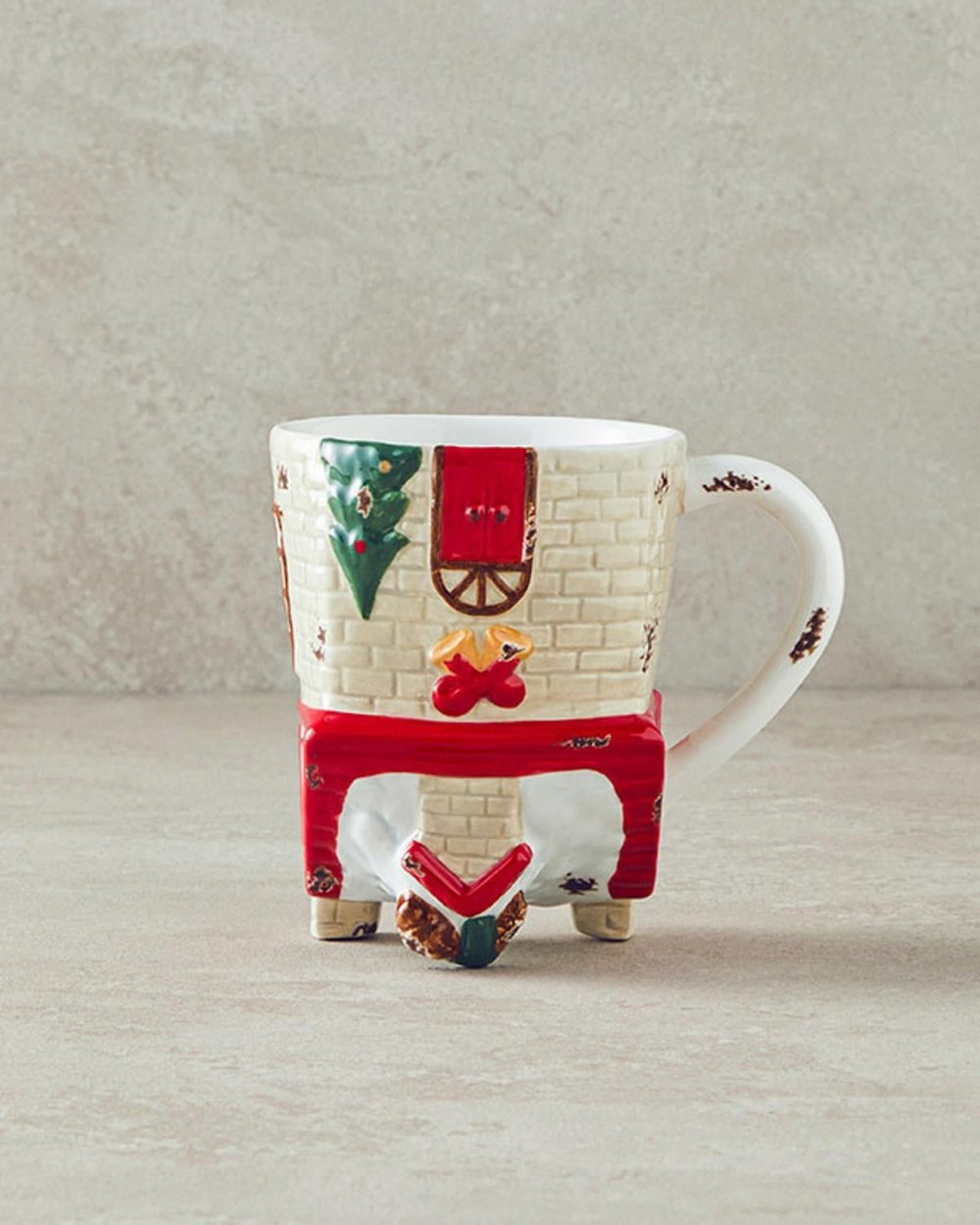 Cană, Fancy Home, dolomită, 300 ml, multicolor