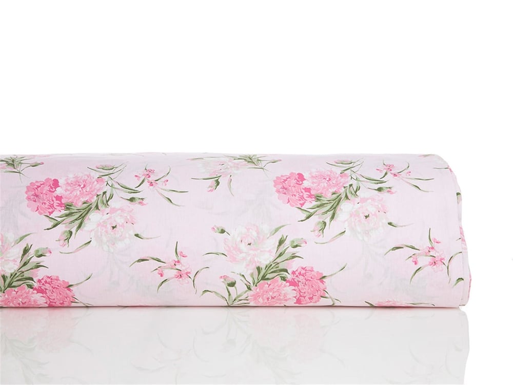 carnație Cu Bumbac Single Lenjerie De Pat 160x220 cm Roz