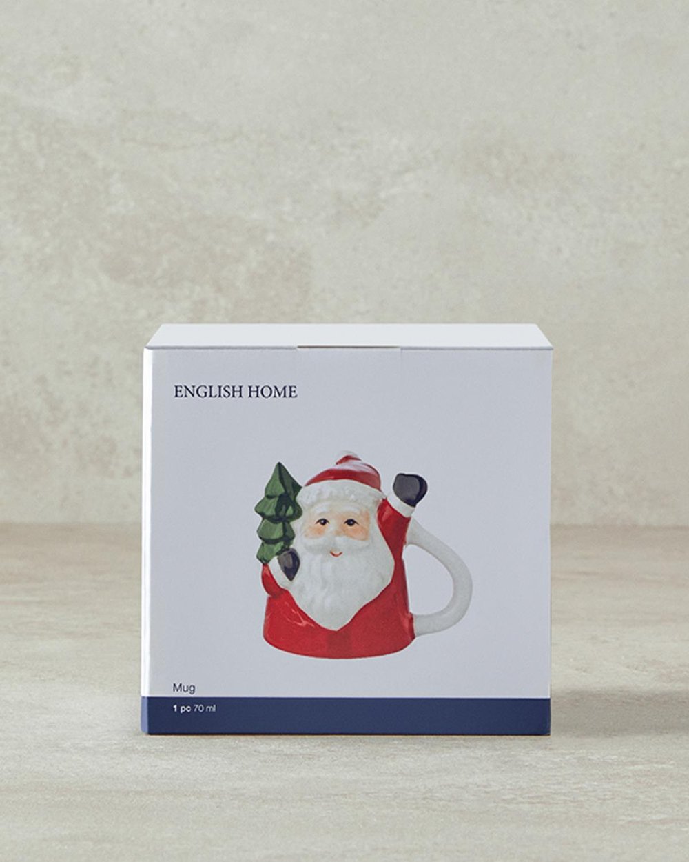 Ceașcă, Tiny Santa, dolomită, 70 ml, roșu