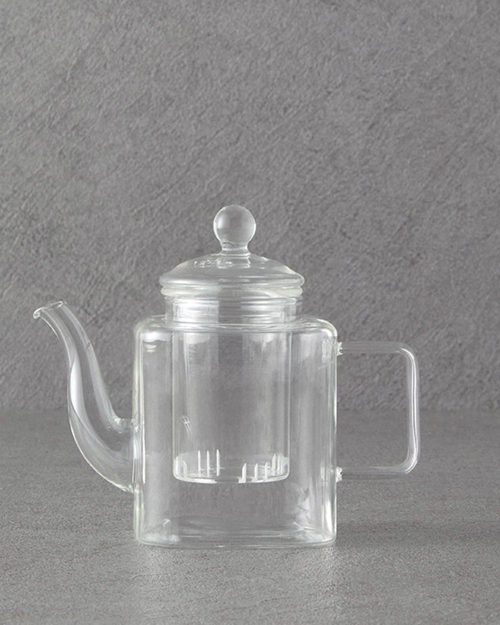 Ceainic cu infuzor, Toba, sticlă borosilicată, 380 ml, transparent