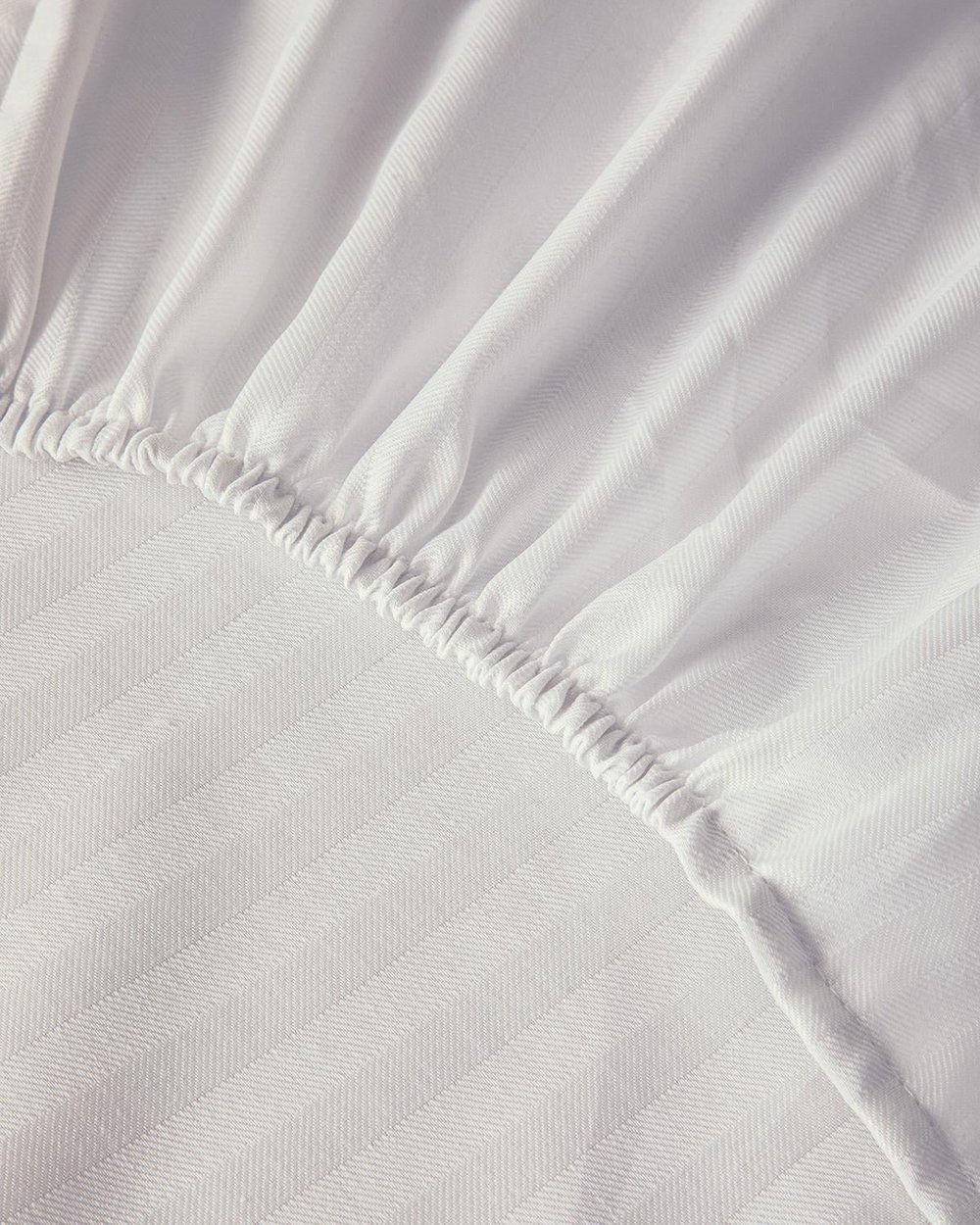 Dublu Cearșaf Cu Elastic 160*200 Cm Alb
