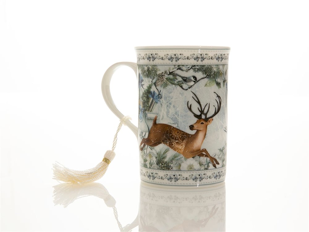 cerb Porțelan Cupă 12,3x11,2 cm White