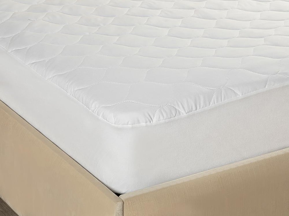 Classy Husă De Pat İmpermeabilă Single, Matlasare Umplută, 100*200 + 30 Cm, Argintiu