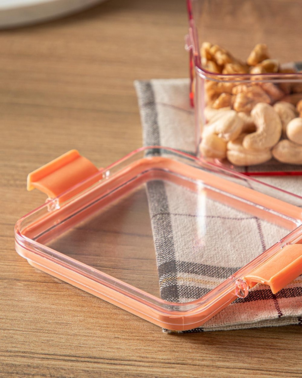 Colorato Acrylic 2 Set Food Container 450 ml Orange,