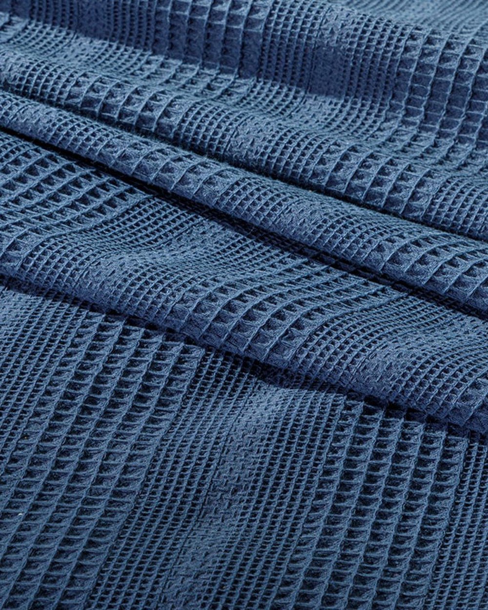 Combe Cu Bumbac Simplu Single Pătură De Vară 150x220 cm Bleumarin