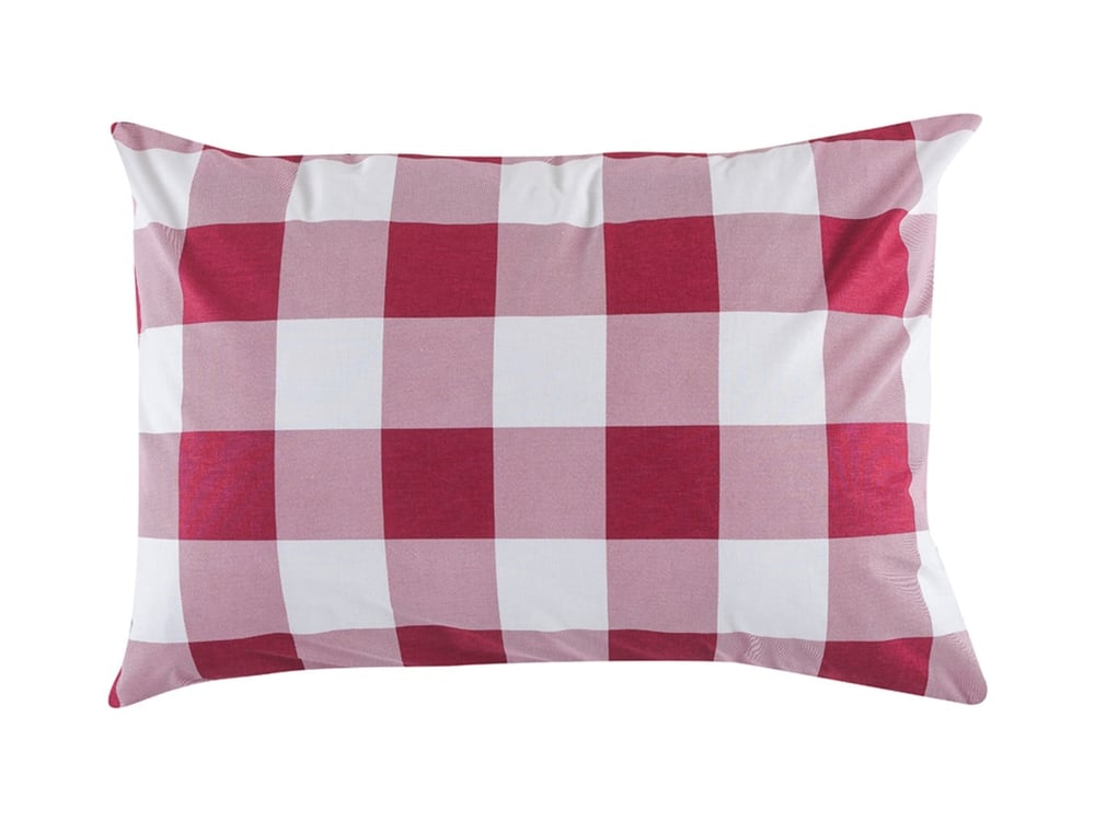 Combină de viață la cabană Cu Bumbac Cu 2 Piese Față De Pernă 50x70 cm Bordo