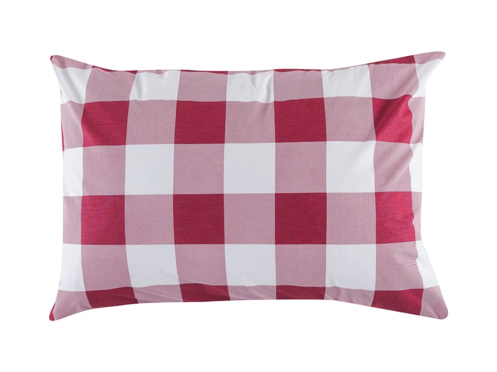 Combină de viață la cabană Cu Bumbac Cu 2 Piese Față De Pernă 50x70 cm Bordo