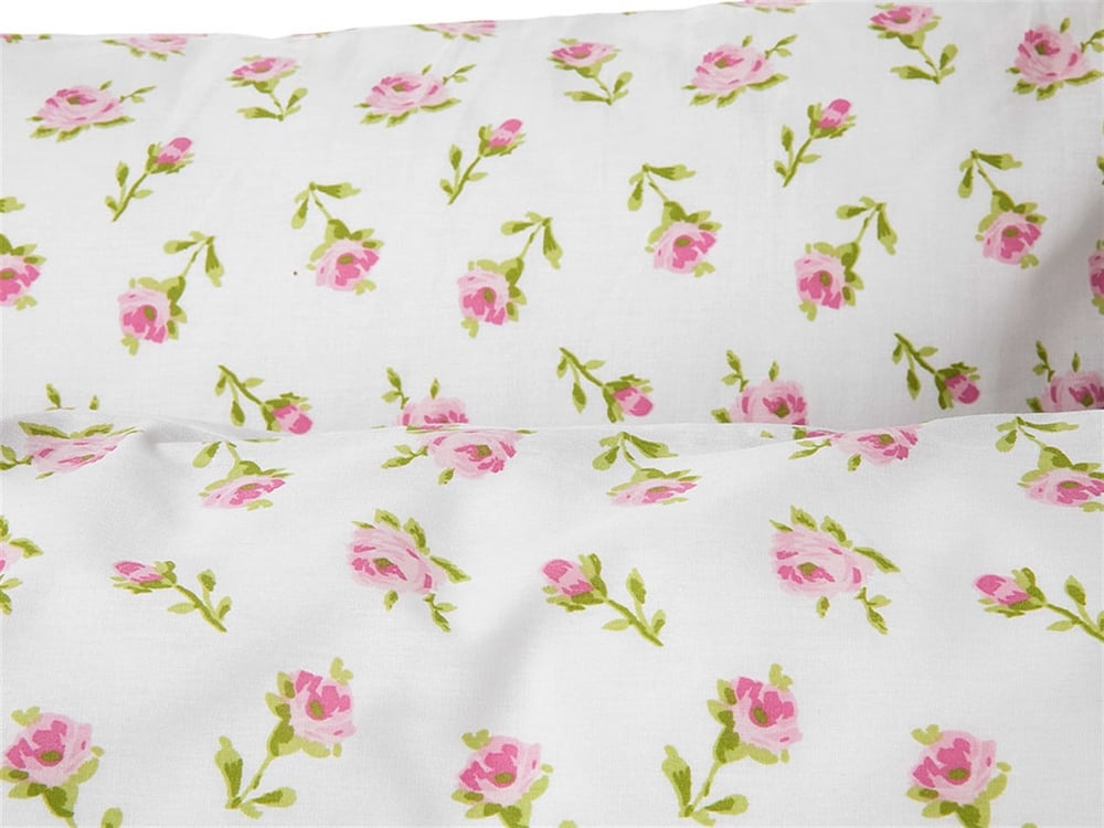 Combina ploaie de trandafiri Cottony Set 2  FAȚĂ DE PERNĂ 50x70 cm Pink