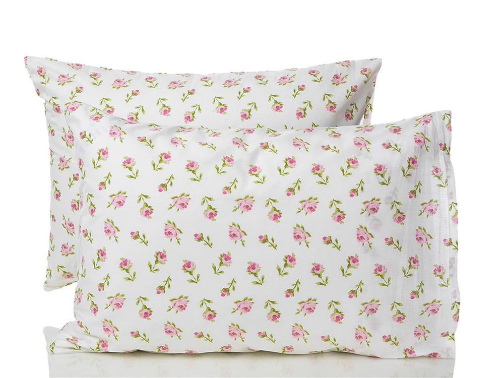 Combina ploaie de trandafiri Cottony Set 2  FAȚĂ DE PERNĂ 50x70 cm Pink