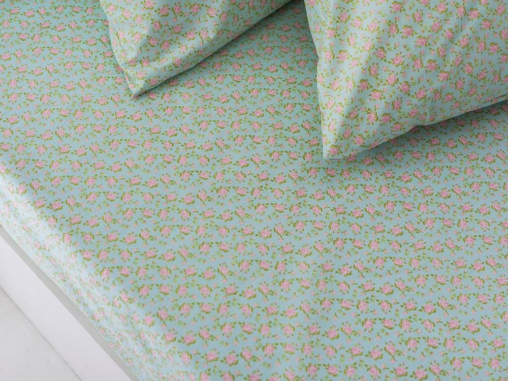 Combina Roselle Cu Bumbac Single Cearșaf 160x240 cm Roz