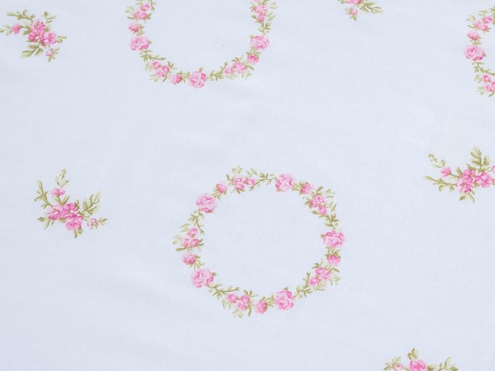Combinată cu arcul de trandafiri Cu Bumbac Double Cearșaf 240x260 cm Fucsia