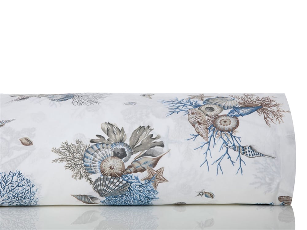 Comoara oceanului Cu Bumbac Single Lenjerie De Pat 160x220 cm Albastru
