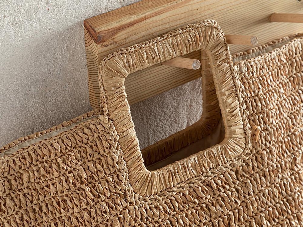 Cool Straw Straw Bag 43x40 cm Natural