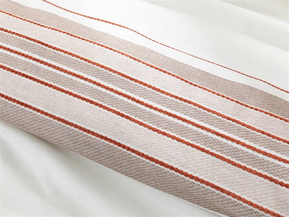 Cosy Lines Cu Fire De Chenille Vopsite King Size Set Lenjerie De Pat 240x220 cm Cafeniu - Cărămizi