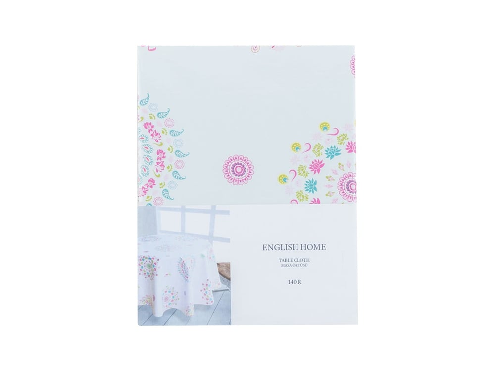 creol PVC Față de Masă 140 cm White-Green