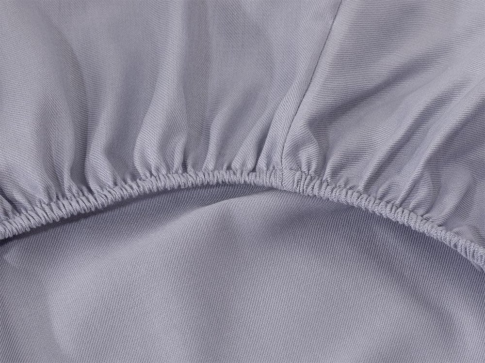 cristal Twill Mătăsos King Size Set Lenjerie De Pat 240x220 cm Albastru