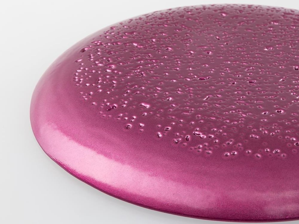 Cristine Glass Service Plate 21 cm Purple