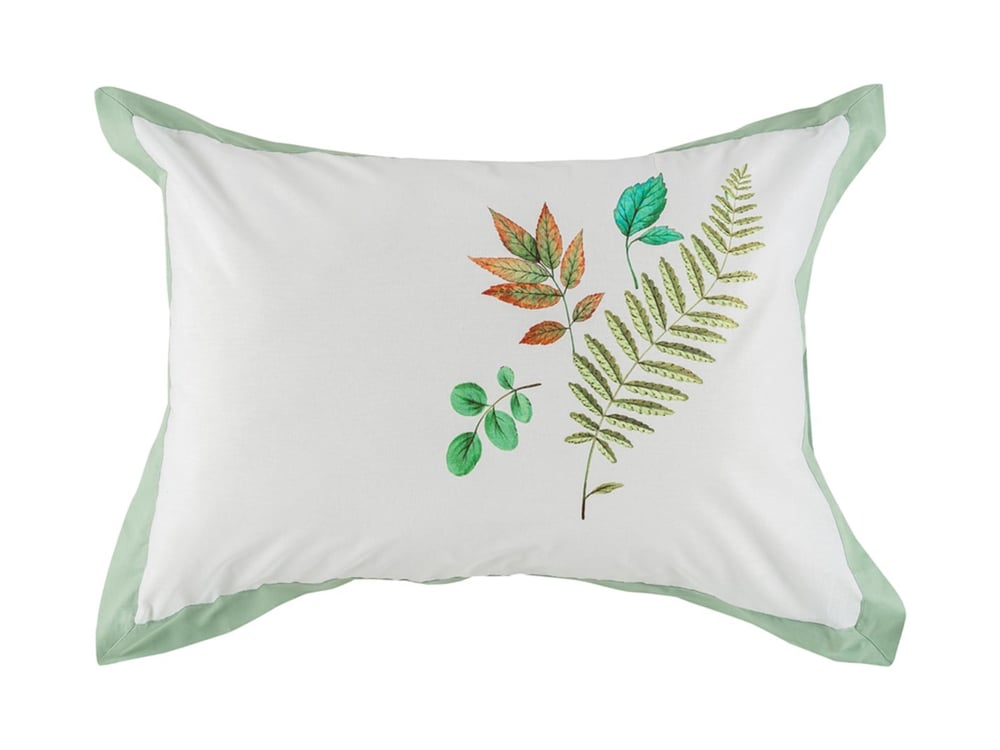 Curtea secretă Cottony  2 cu urechi  FAȚĂ DE PERNĂ 50x70 cm Green