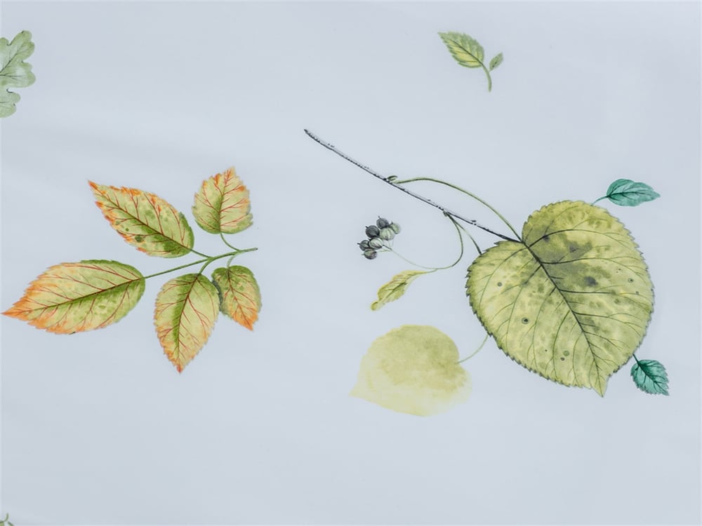 Curtea secretă PVC Față de Masă 200x140 cm White-Green