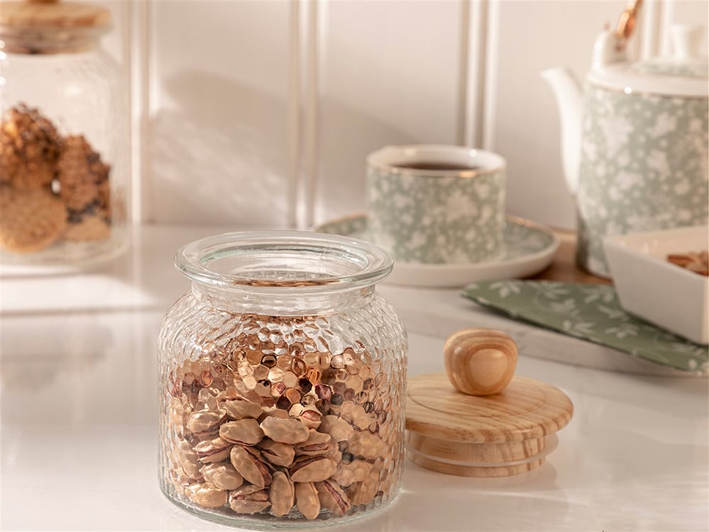 Peny Glass Storing Jar 600 ml Transparent