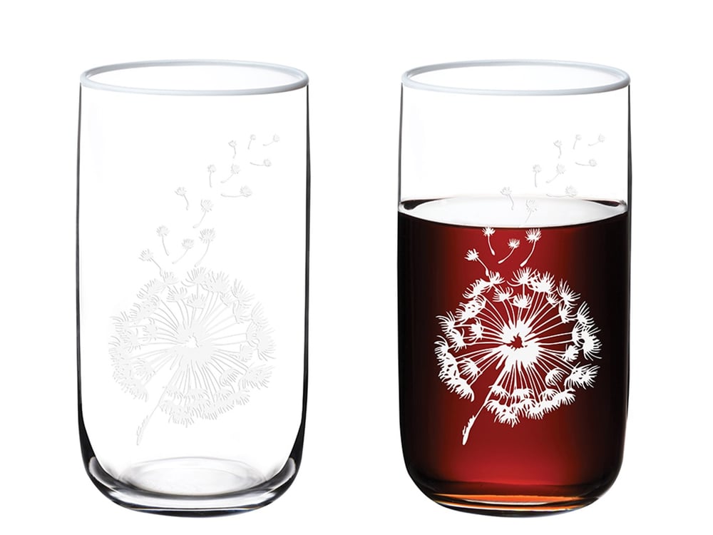 Dandelion Glass 3 pcs Juice Glass 365 ml White