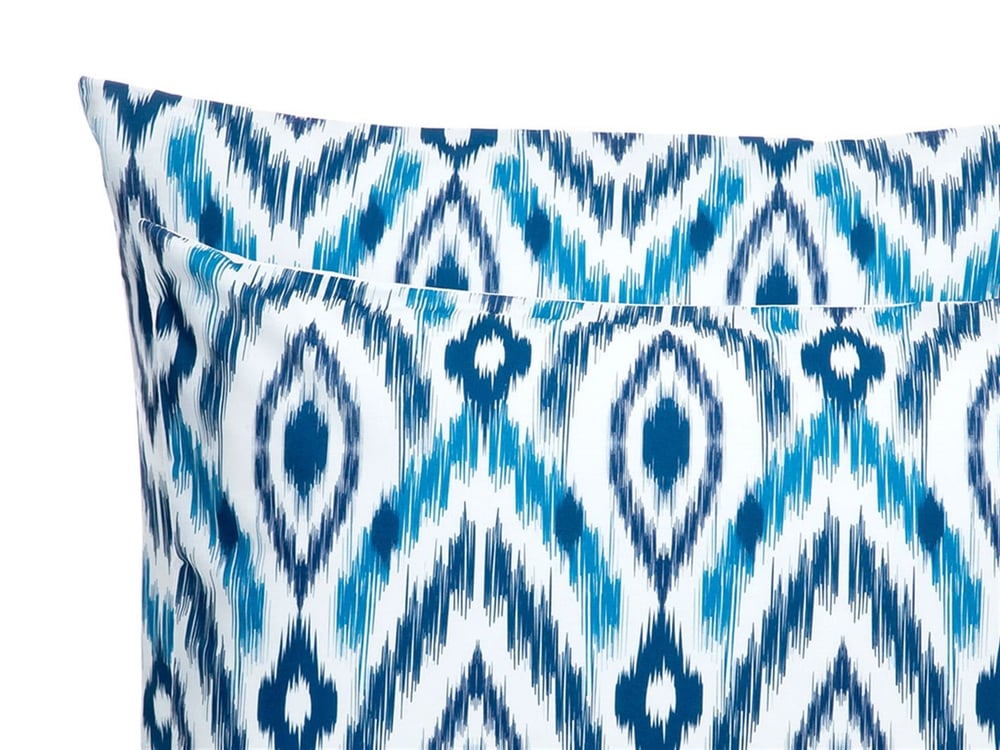 Deep Sea Ikat Cottony Set 2  FAȚĂ DE PERNĂ 50x70 cm Albastru Închis