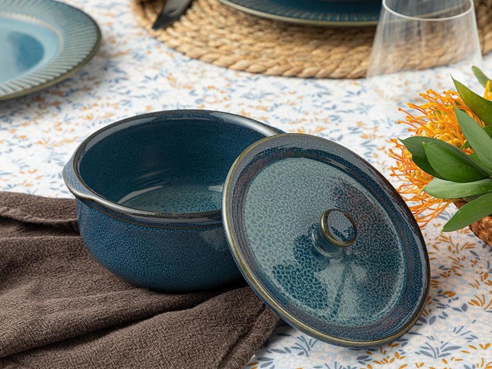 Dentro Silicone Mini Cookware 14 cm Blue