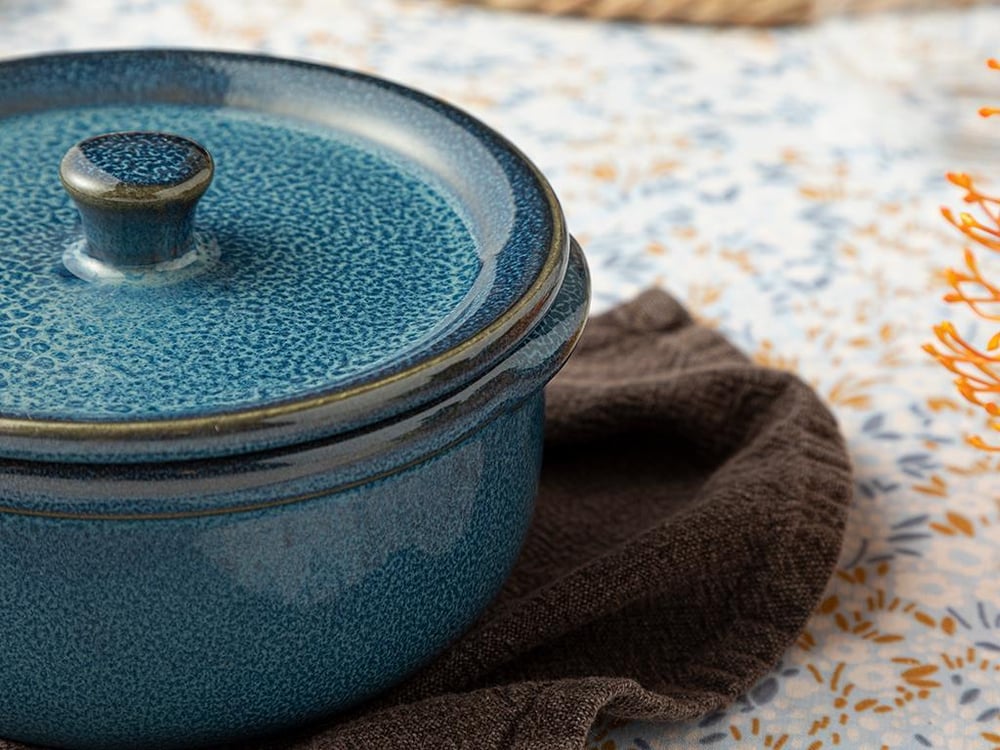 Dentro Silicone Mini Cookware 14 cm Blue