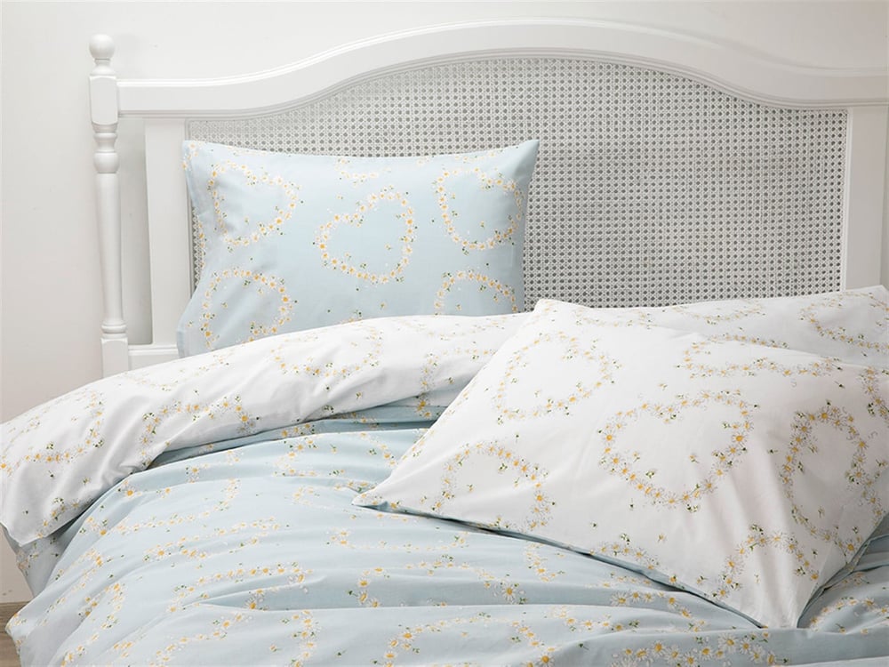 Dragoste Daisy Cottony Set 2  FAȚĂ DE PERNĂ 50x70 cm White