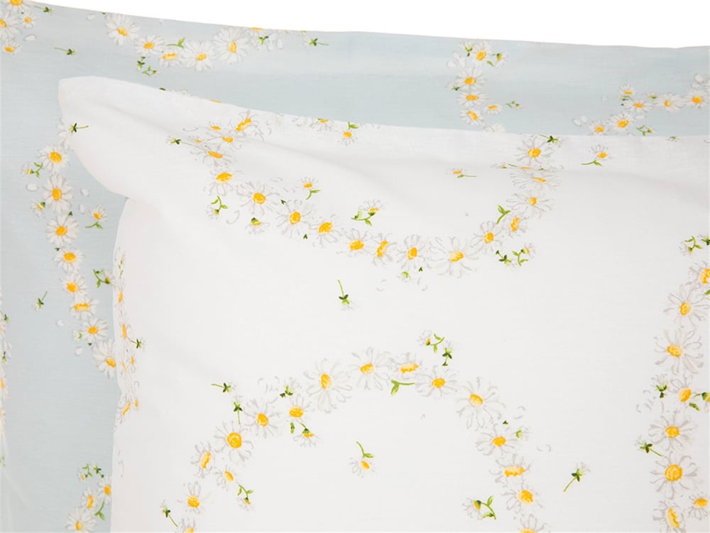 Dragoste Daisy Cottony Set 2  FAȚĂ DE PERNĂ 50x70 cm White