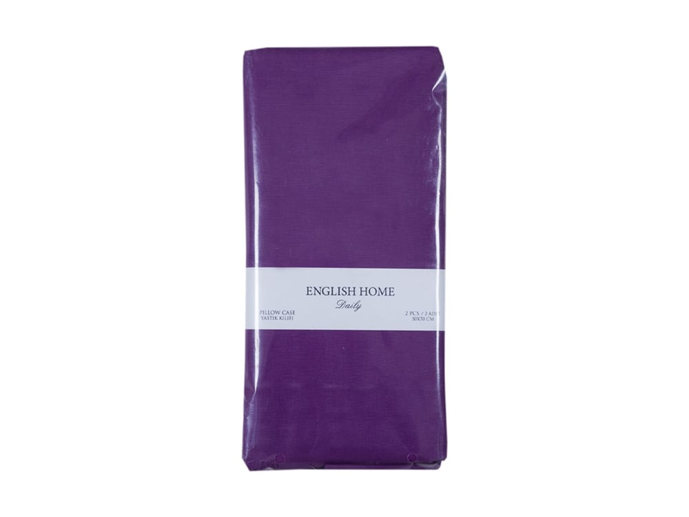 drept Cu Bumbac Față De Pernă 50x70 cm Violet