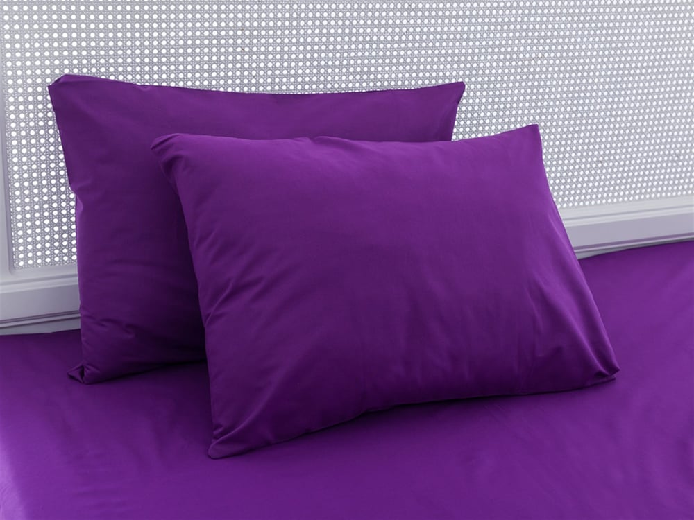 drept Cu Bumbac Față De Pernă 50x70 cm Violet
