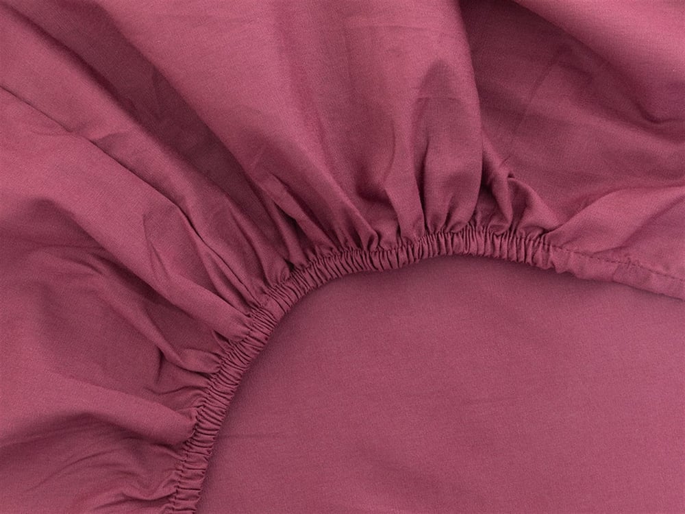 drept Cottony  King Size  CEARȘAF 260x280 cm Sour Cherry