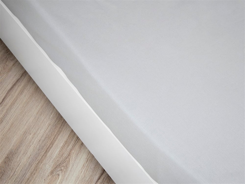 drept Cu Bumbac Double Cearșaf 240x260 cm Gri