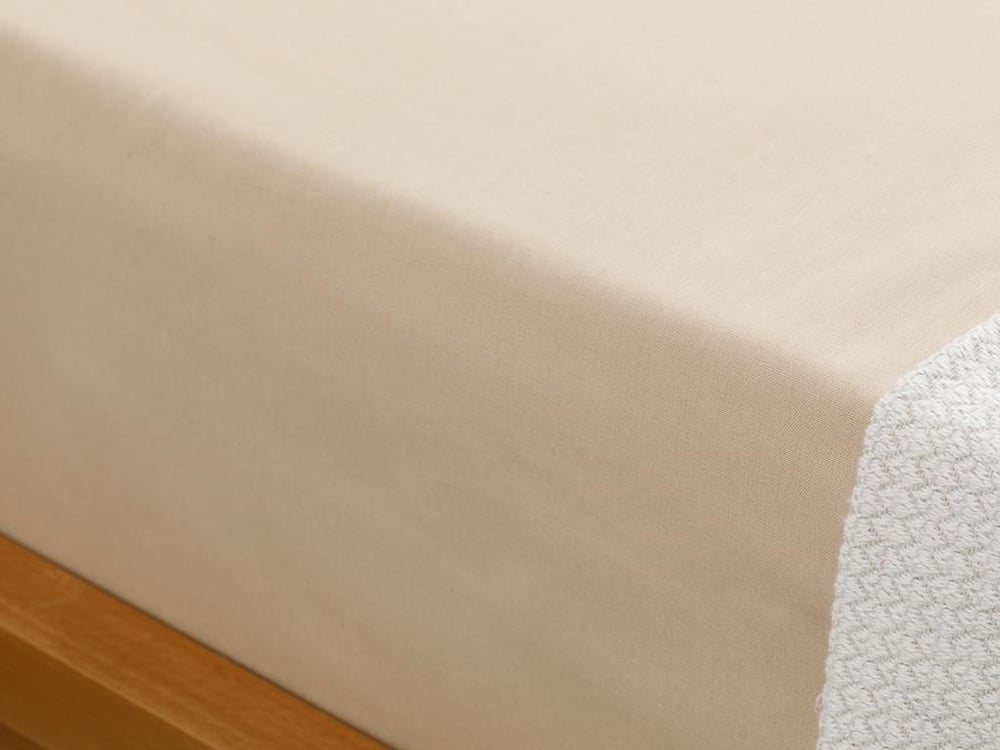 drept Bumbac Single Cearșaf 160*240 Cm Urban Bej.