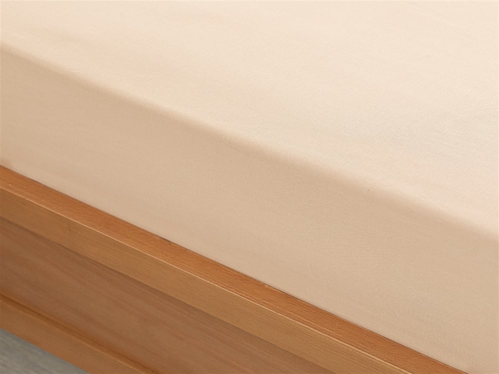 drept Cottony Double Person  CEARȘAF ELASTIC 160x200 cm Urban Beige