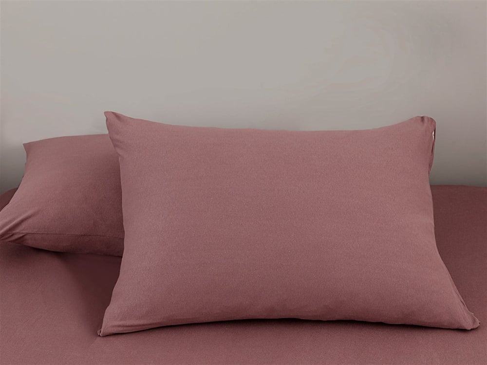 drept Penye Double Set Cearșaf Cu Elastic 160x200 cm Violet